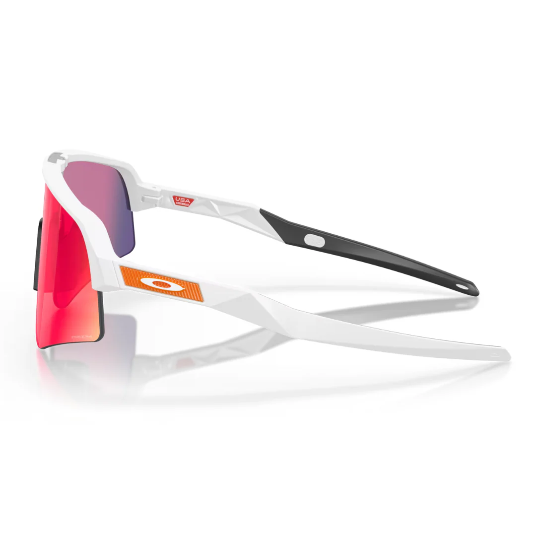 Occhiali Oakley Sutro Lite Sweep - Bianco Opaco / Prizm Road - Image 4