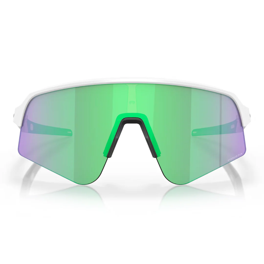 Occhiali Oakley Sutro Lite Sweep - Bianco Opaco / Prizm Road Jade - Image 2