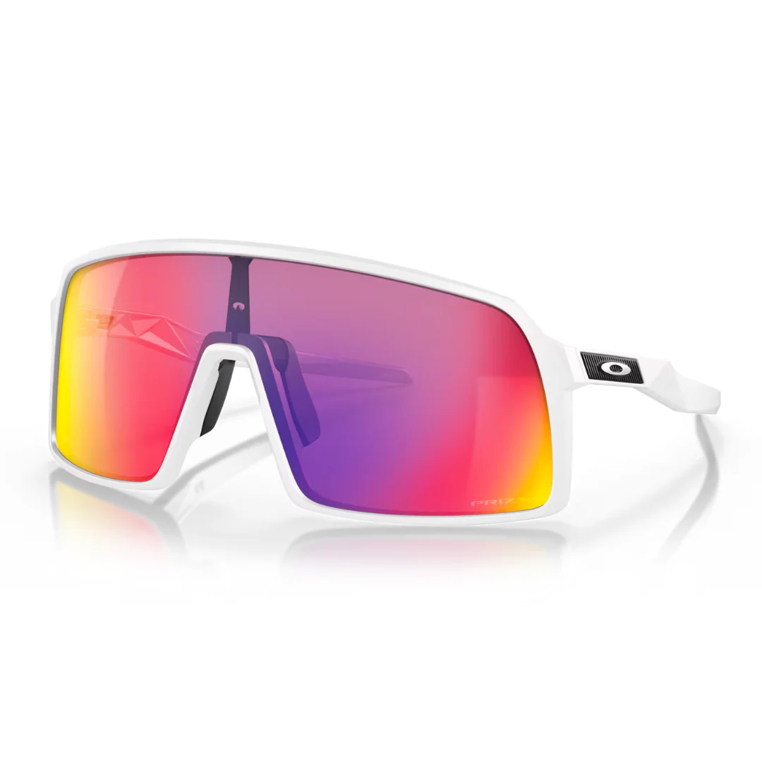 Occhiali Oakley Sutro - Bianco Opaco / Prizm Road
