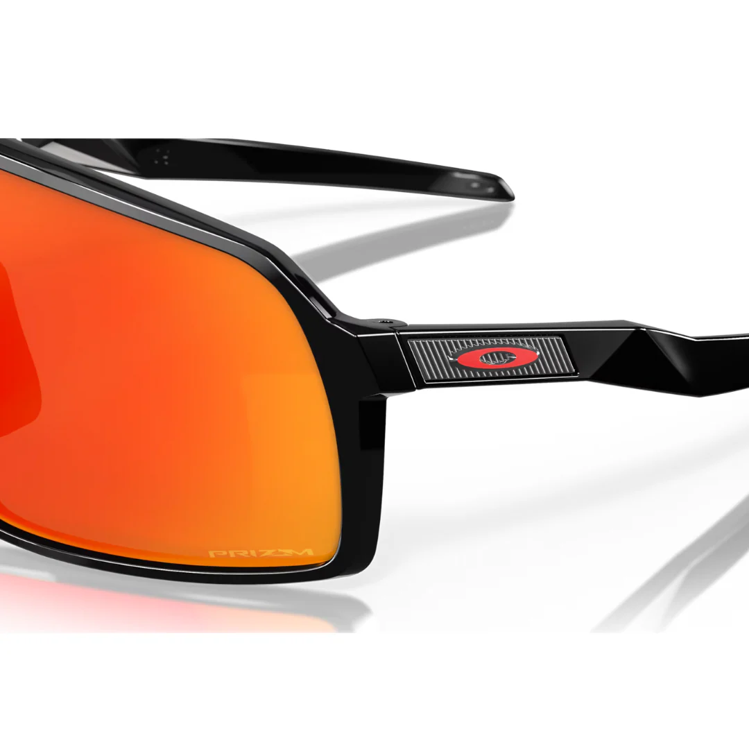 Occhiali Oakley Sutro S - Nero Lucido / Prizm Ruby - Image 6