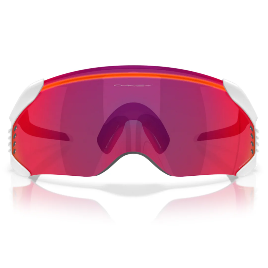 Occhiali Oakley Velo Kato - Bianco Opaco / Prizm Road - Image 2