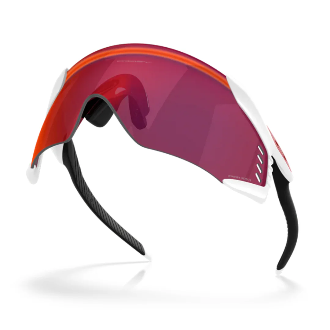 Occhiali Oakley Velo Kato - Bianco Opaco / Prizm Road - Image 4