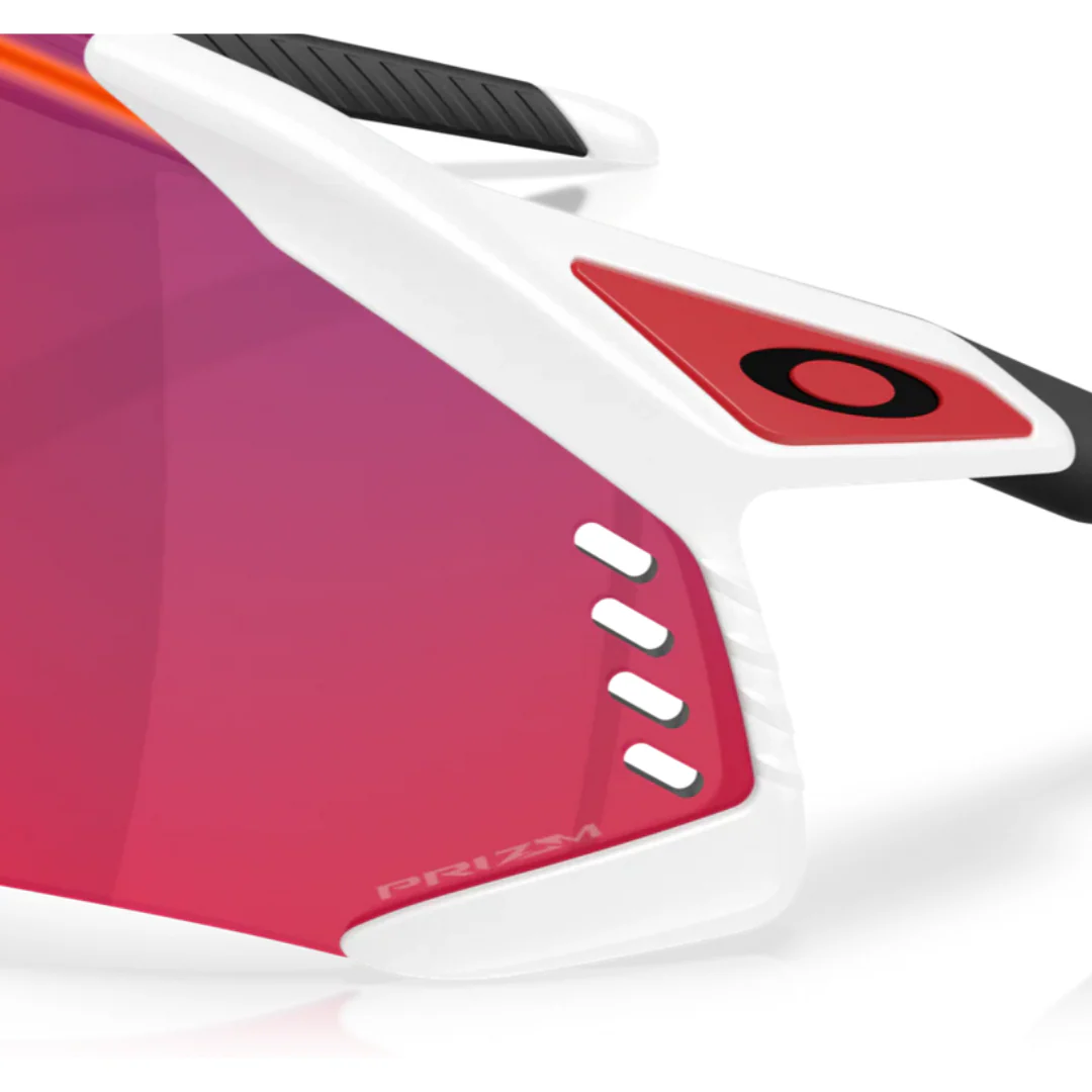 Occhiali Oakley Velo Kato - Bianco Opaco / Prizm Road - Image 6