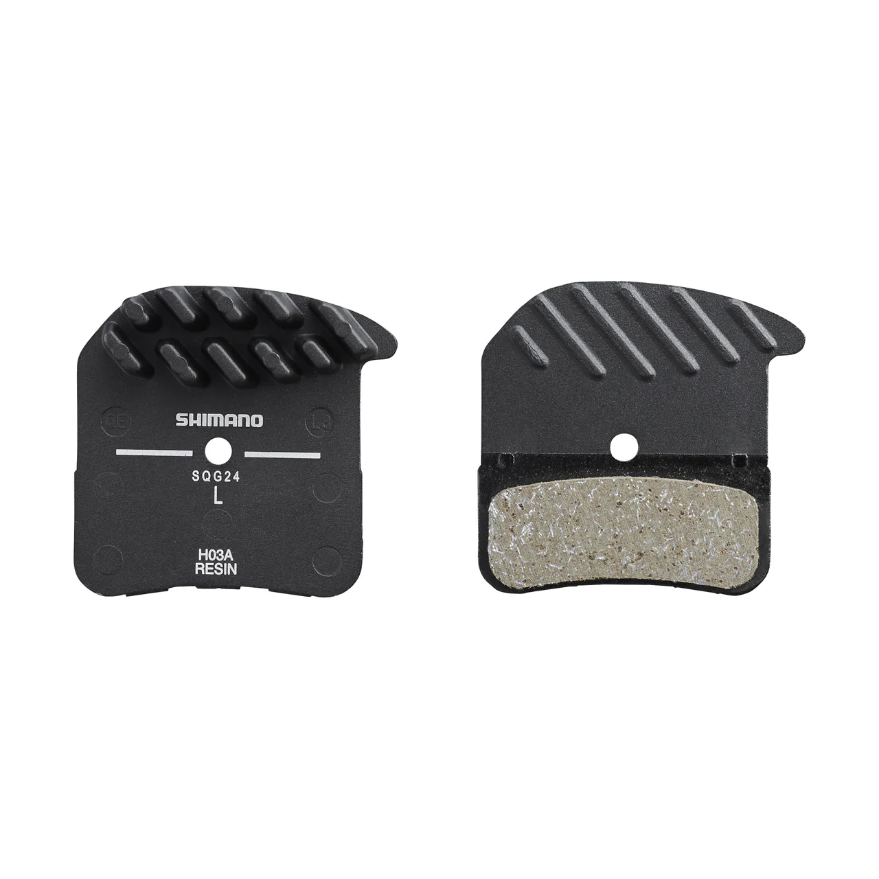 Pastiglie Shimano in Resina H03A-RF con Aletta e Molla con Coppiglia (Paio)