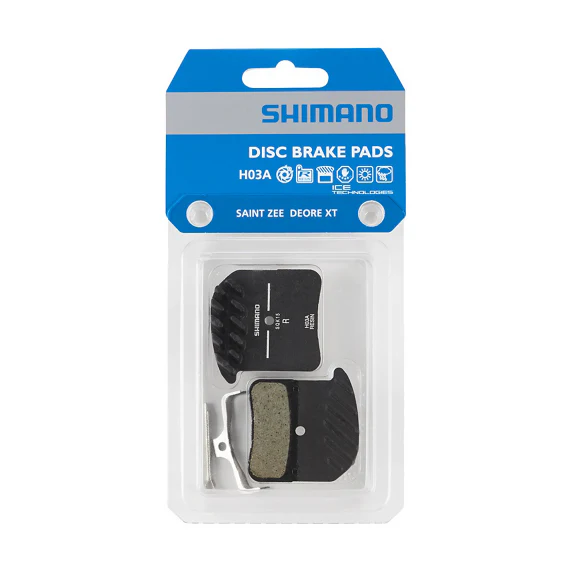 Pastiglie Shimano in Resina H03A-RF con Aletta e Molla con Coppiglia (Paio) - Image 3