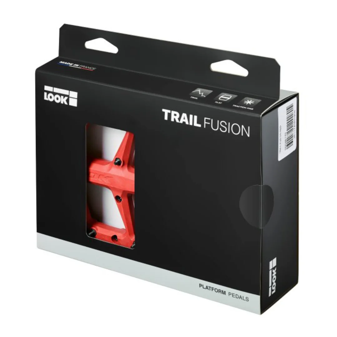 Pedali Look Trail Fusion - Rosso - Image 3