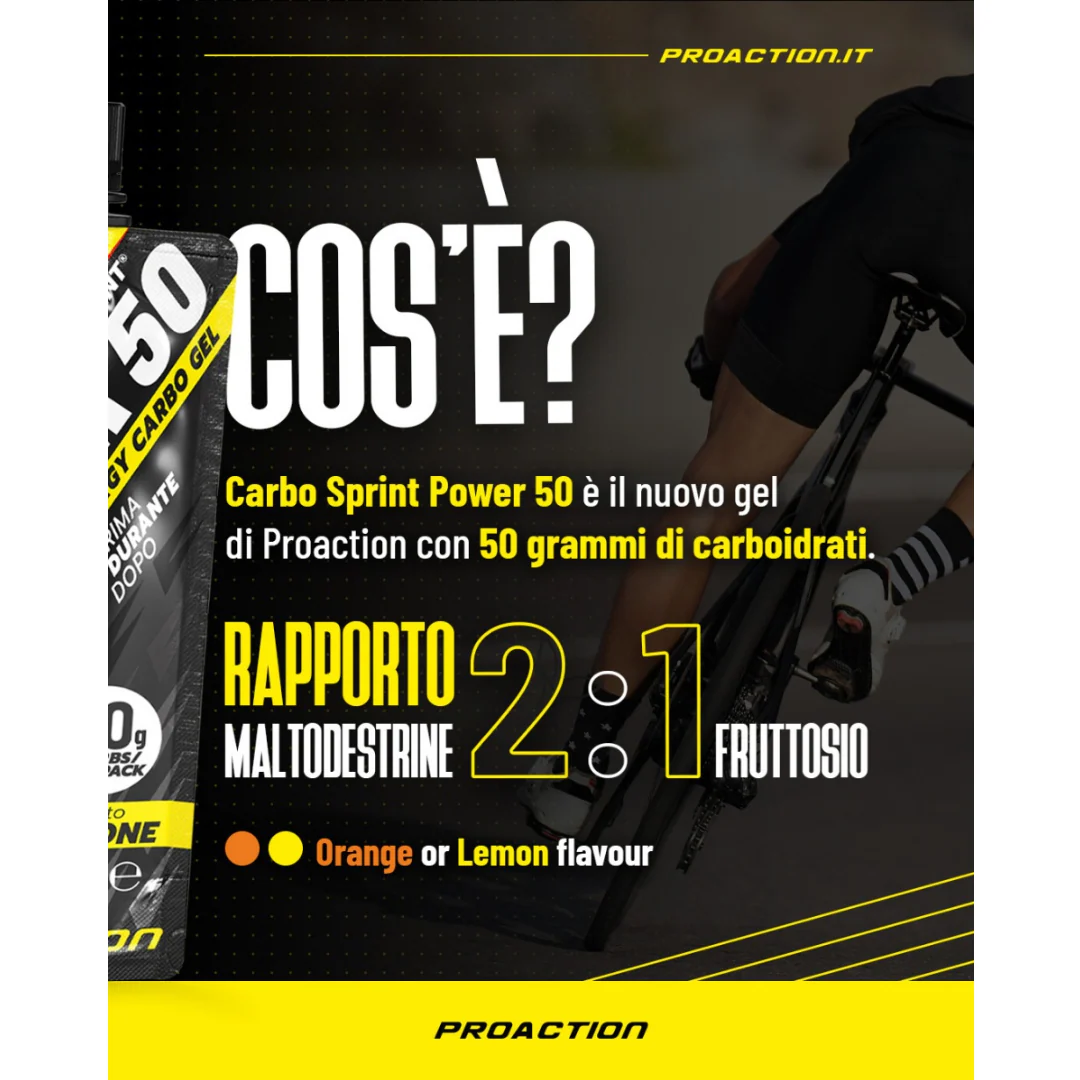 Pro Action Carbo Sprint Power 50 Arancia - Image 3