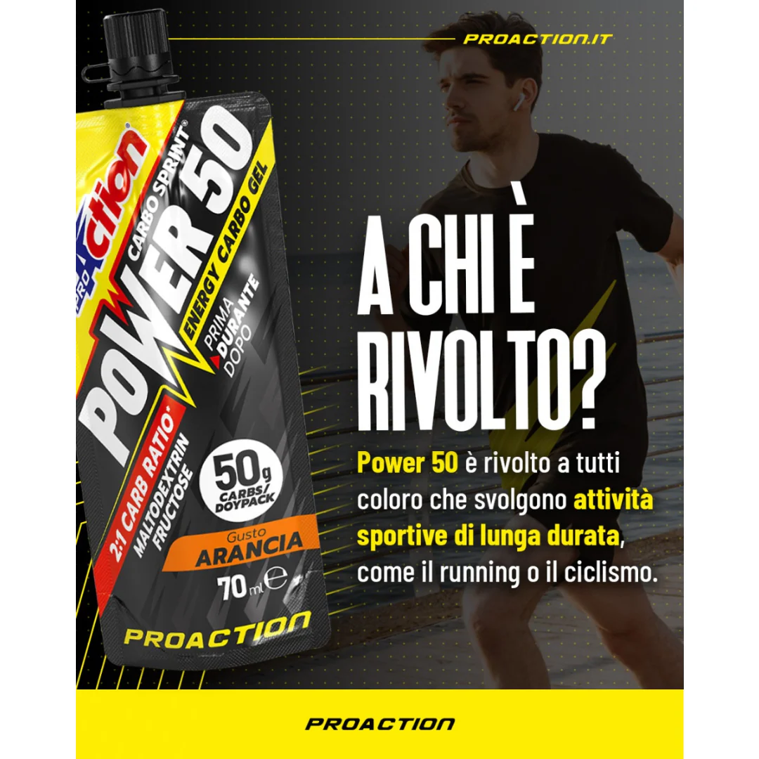 Pro Action Carbo Sprint Power 50 Arancia - Image 5