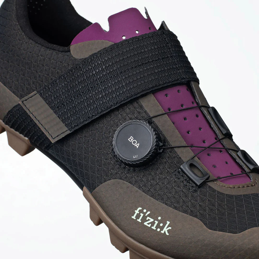 Scarpe Fi'zi:k Vento Ferox Carbon - Marrone / Viola - Image 5