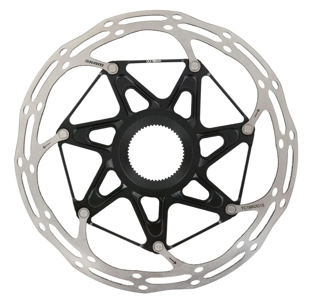 Disco Freno Sram Centerline Two Pieces 180mm Center Lock Nero Arrotondato