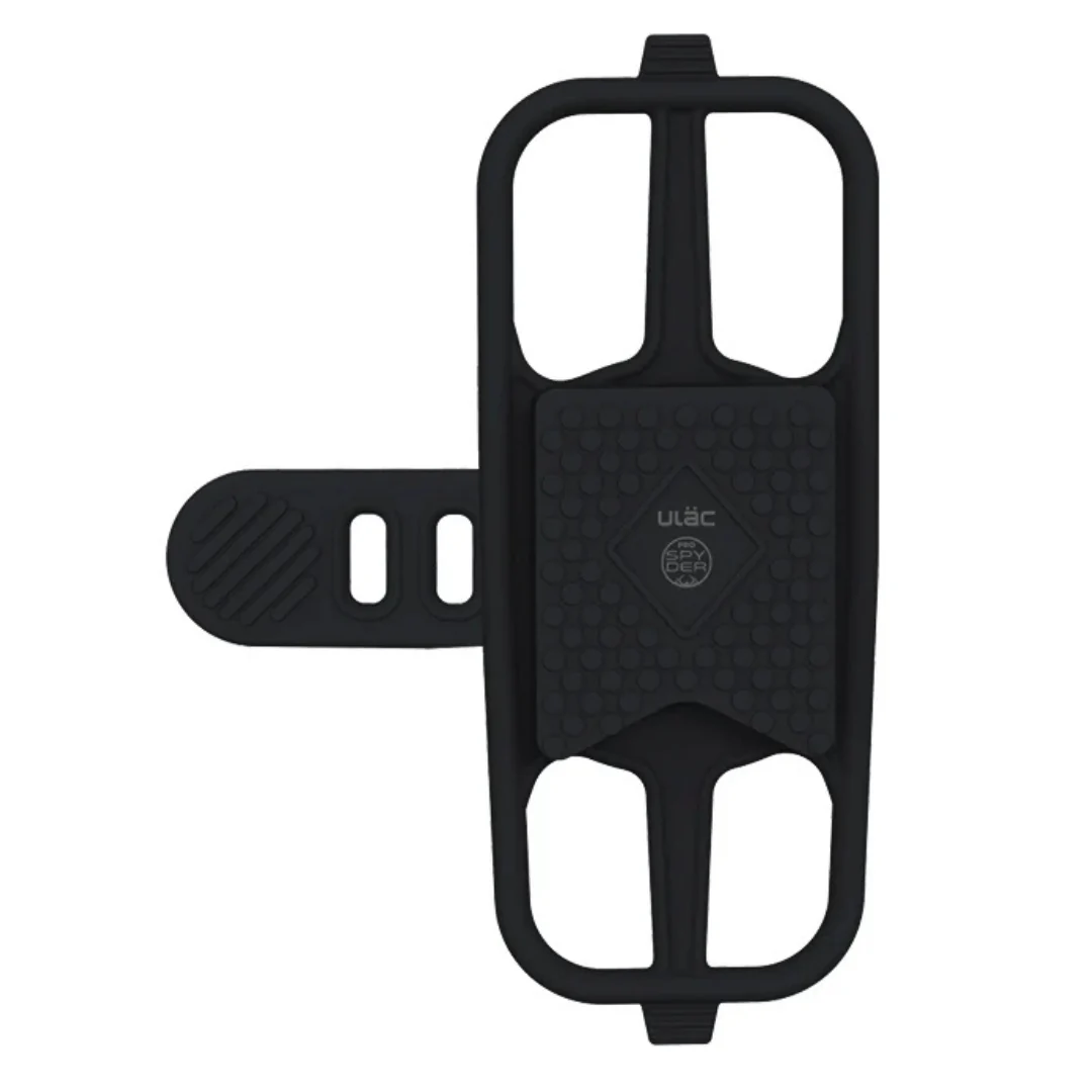 Supporto Smartphone Ulac Spyder Team Pro per Attacco Manubrio in Silicone - Nero