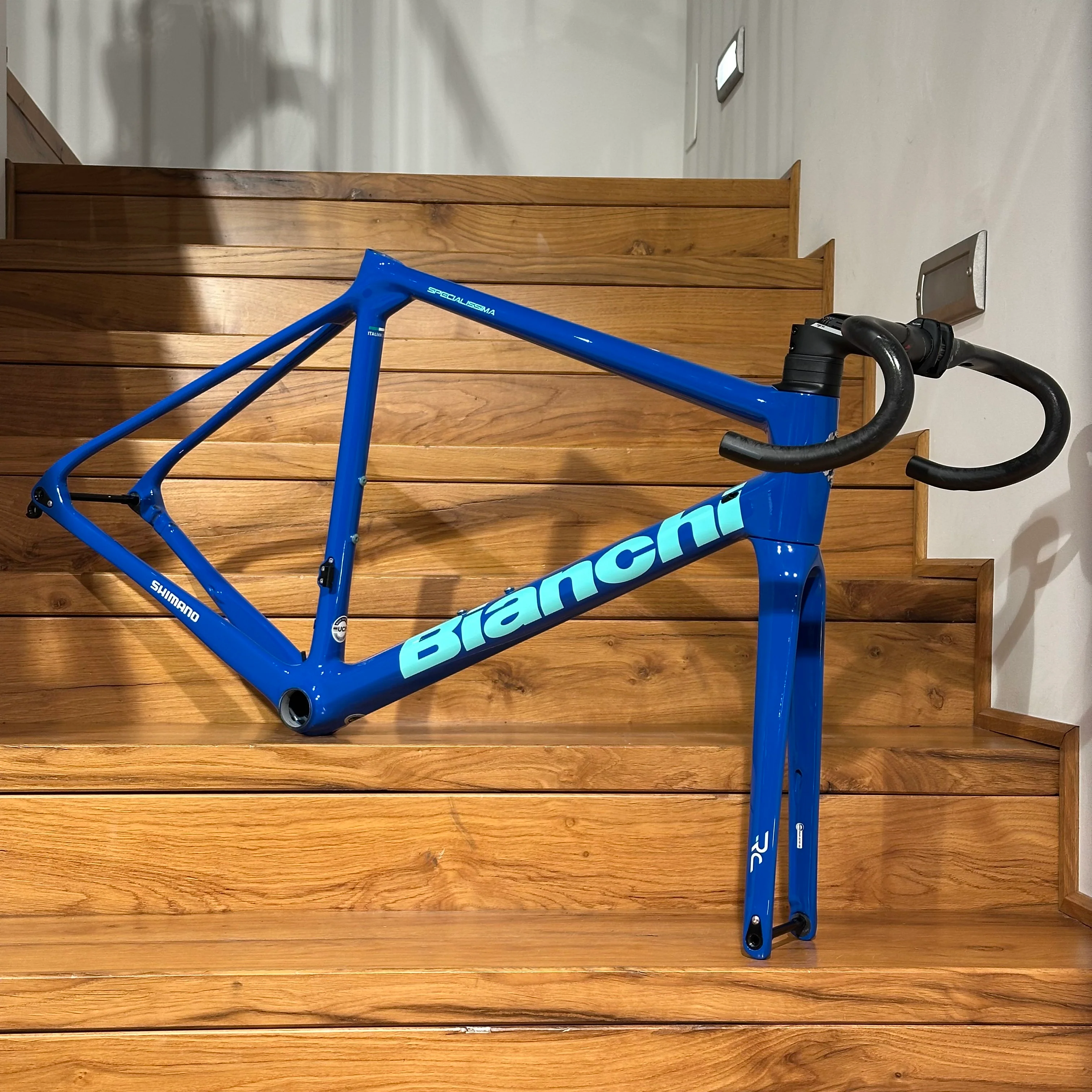 Telaio Bianchi Specialissima CV - Blu - Demo