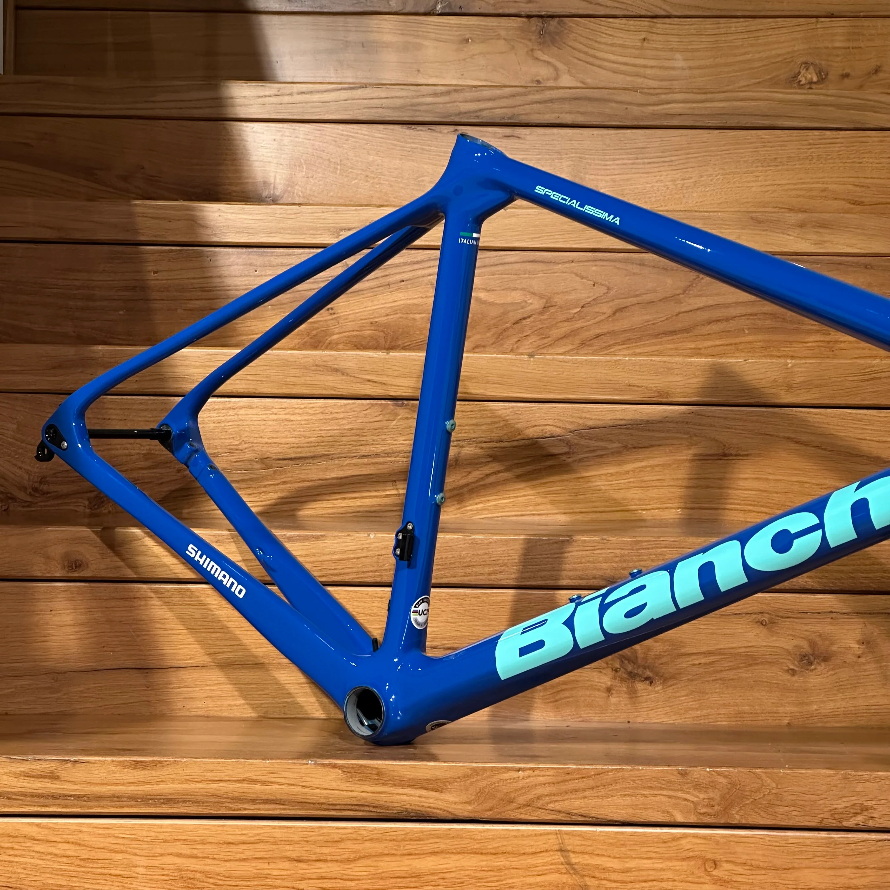 Telaio Bianchi Specialissima CV - Blu - Demo - Image 3