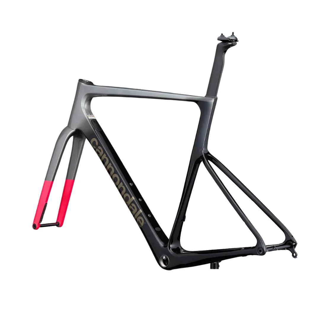 Telaio Cannondale SuperSix EVO Hi-MOD - Grigio Nero Rosa - Image 3