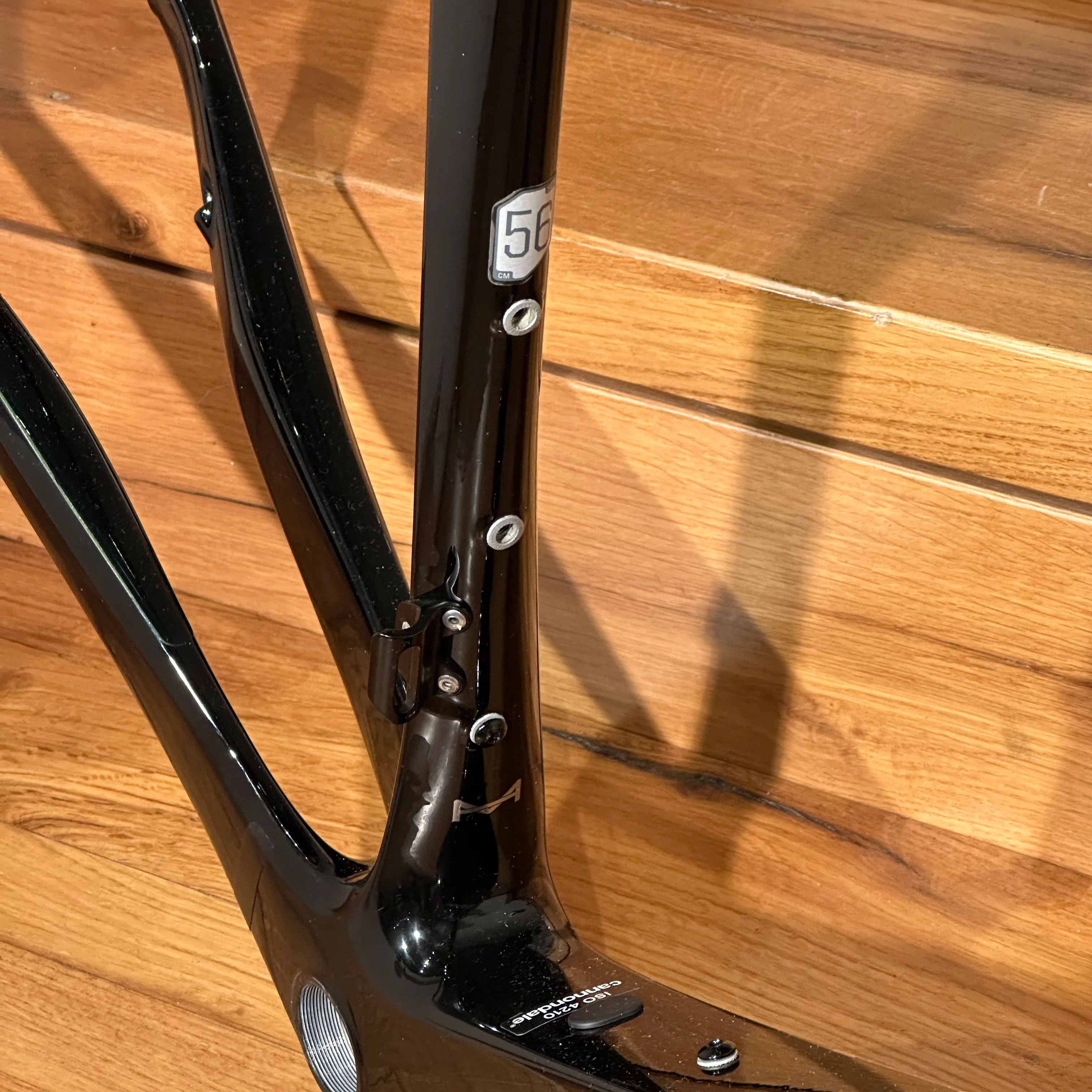 Telaio Cannondale Supersix EVO HM - Nero/Rosso Demo - Image 7