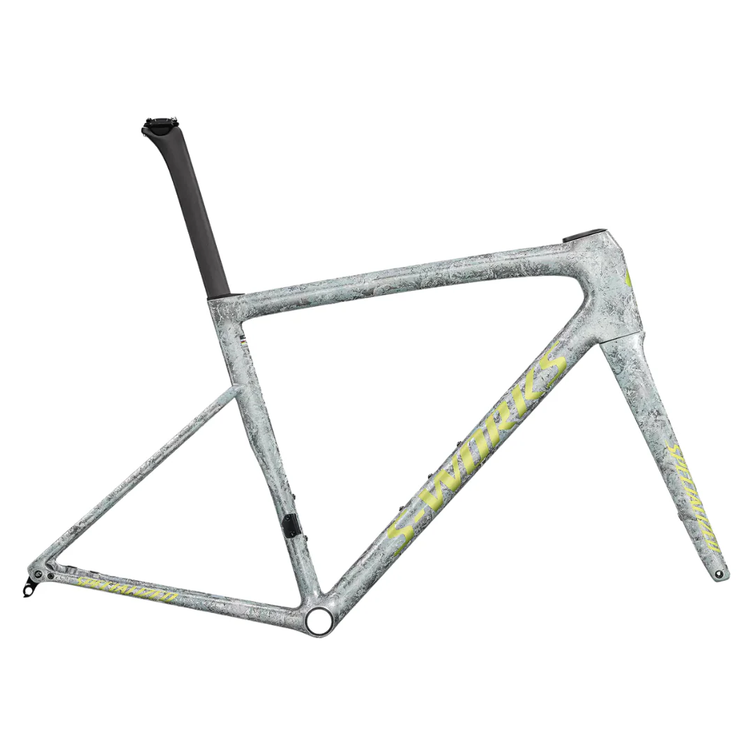 Telaio Specialized S-Works Tarmac SL8 - Argento/Giallo