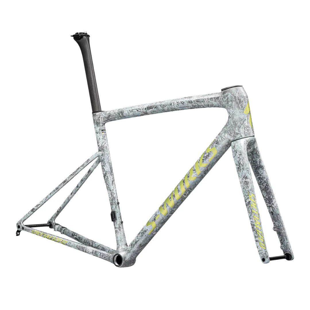 Telaio Specialized S-Works Tarmac SL8 - Argento/Giallo - Image 2