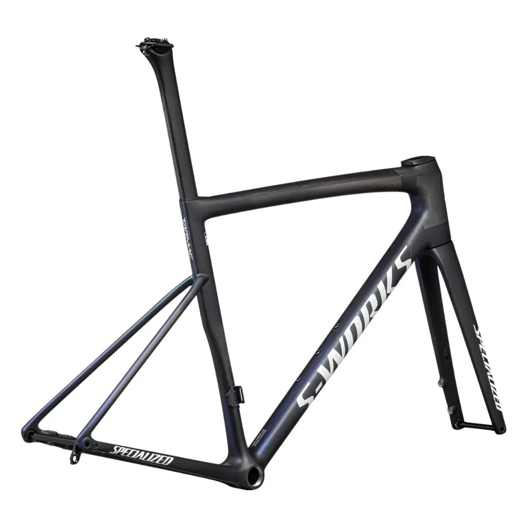 Telaio Specialized S-Works Tarmac SL8 - Satin Carbon / Viavi Cynan Blue - Image 3