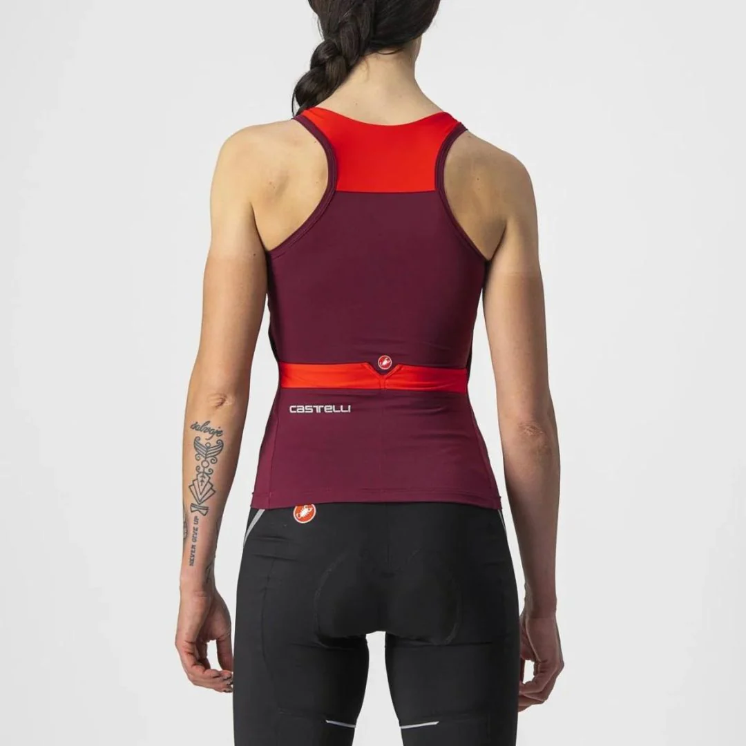 Top Castelli Solaris Donna - Bordeaux - Image 2