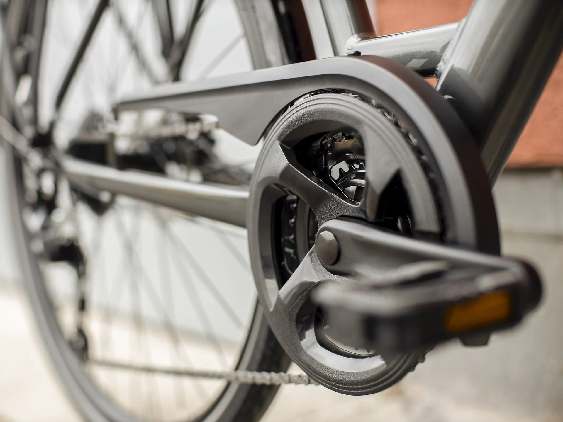 Bicicletta Trek Verve 2 Equipped Lowstep - Grigio - Image 7