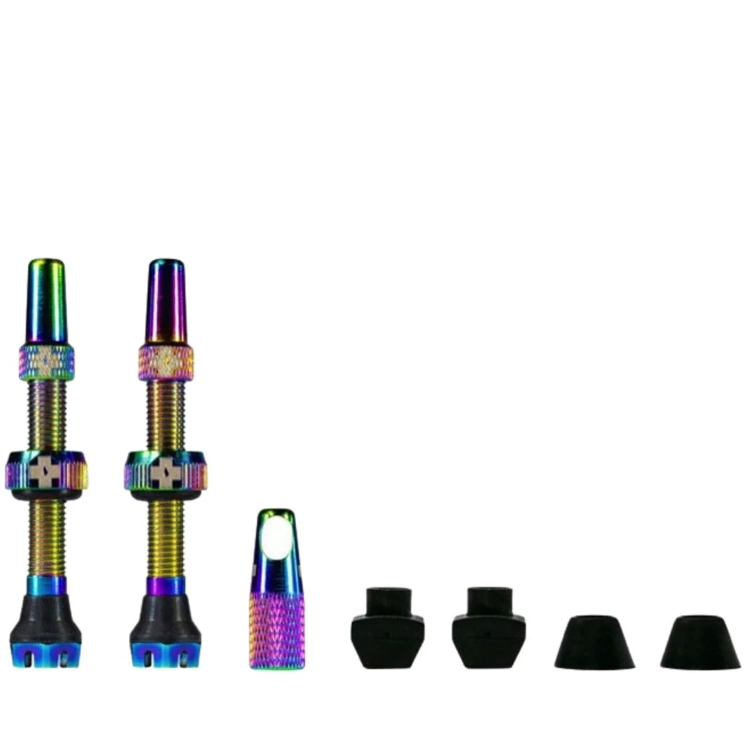 Valvola Tubeless V2 Muc-Off 44mm 1 Coppia - Iridescente