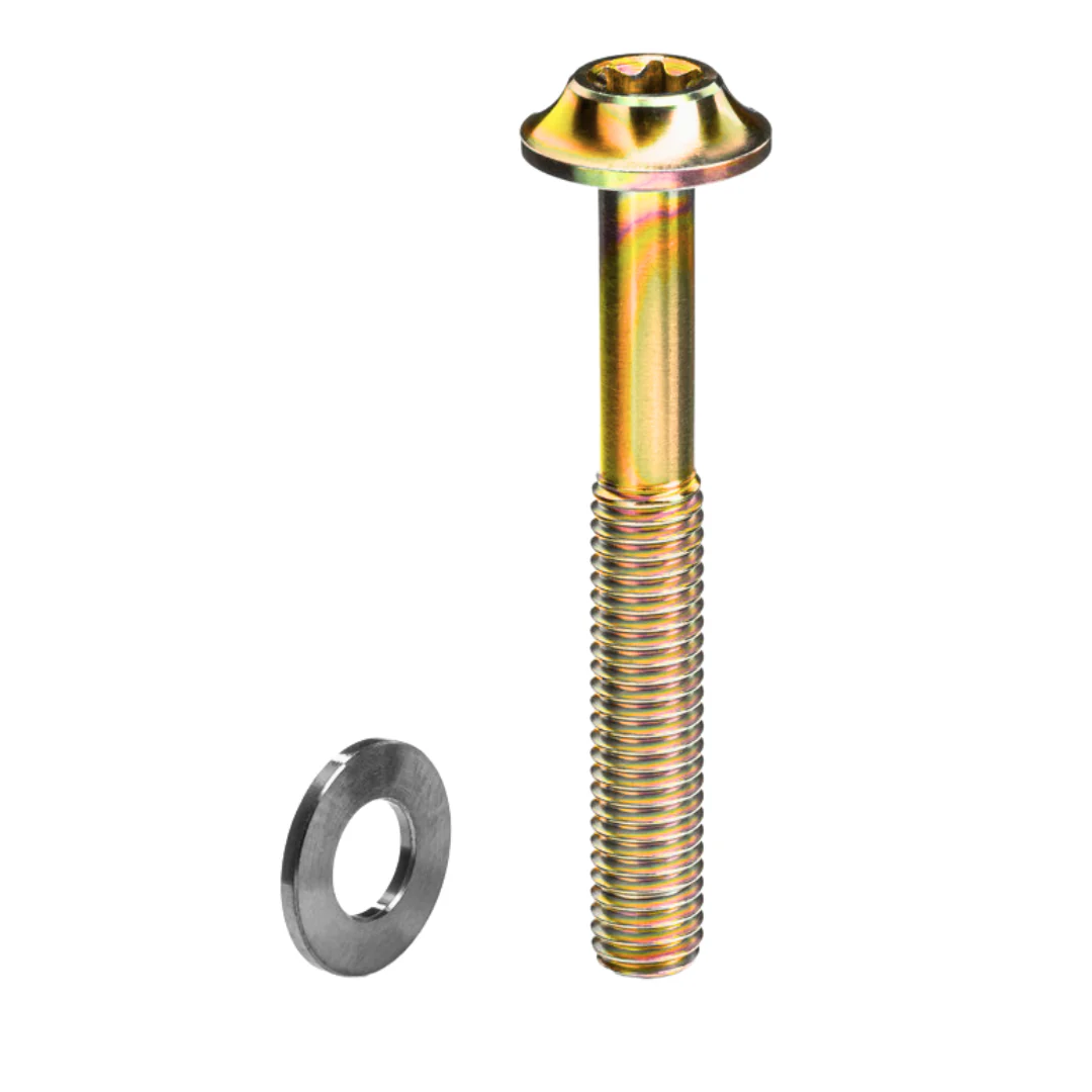 Vite Absolute Black Titanio per Pinza Flat-Mount M5 15 37mm - Oro